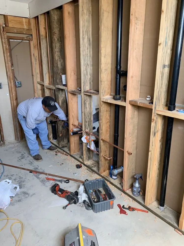 Commercial rough-in plumbing for Commercial Plumbing in Hartford